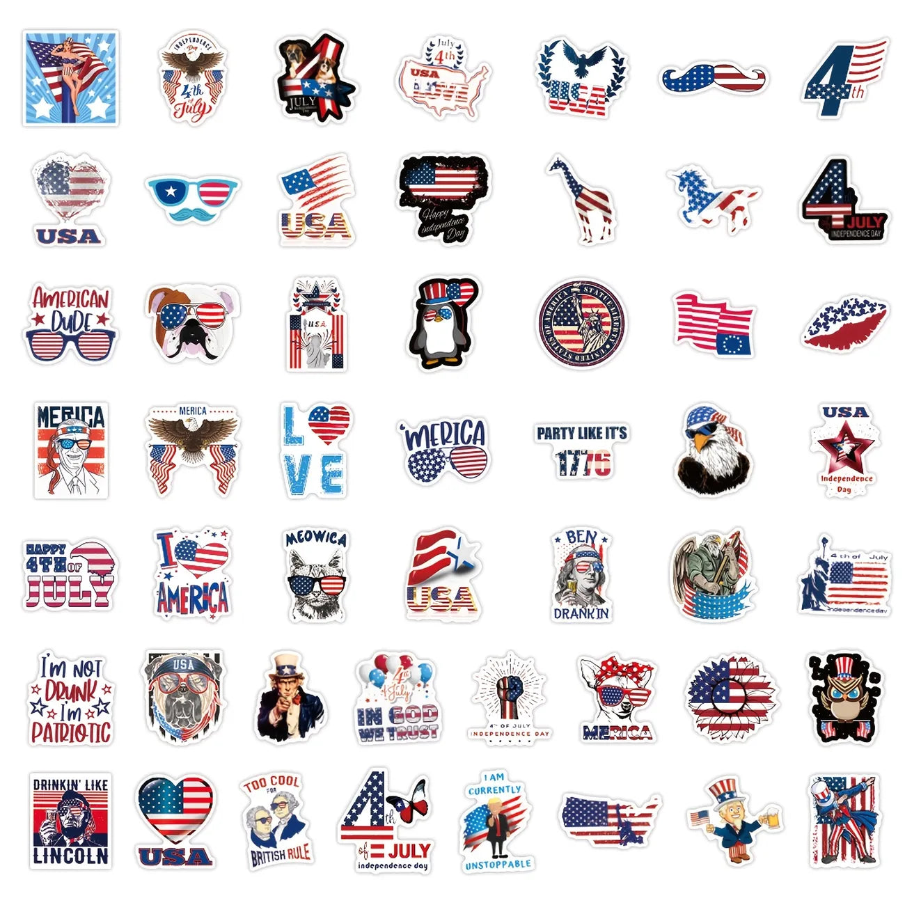 'Merica Sticker stash