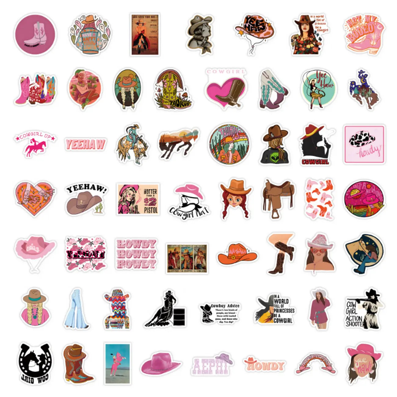 Lets go Girls sticker stash