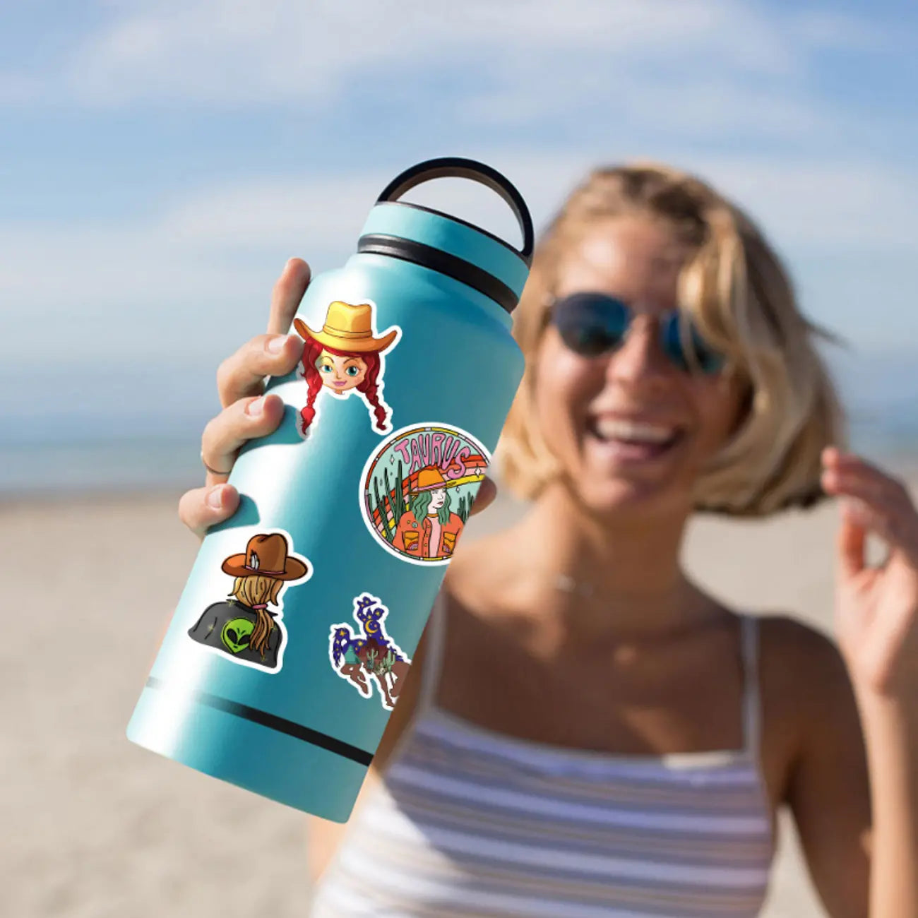 Lets go Girls sticker stash