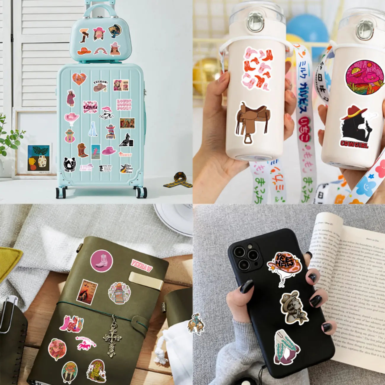 Lets go Girls sticker stash