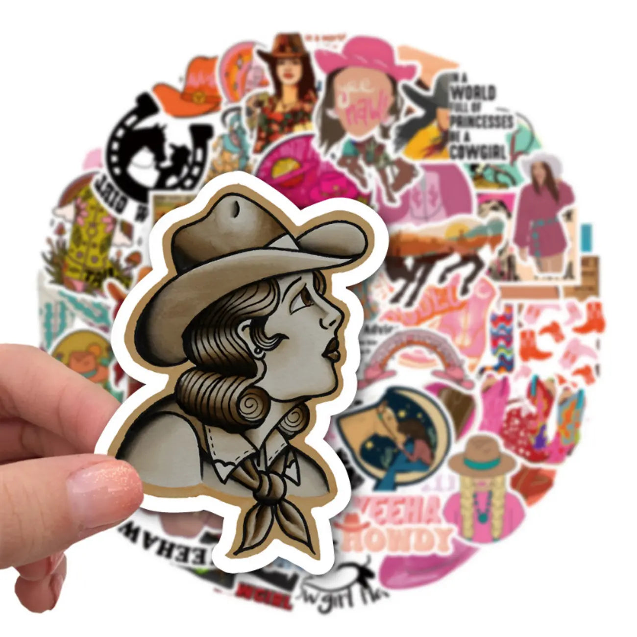 Lets go Girls sticker stash