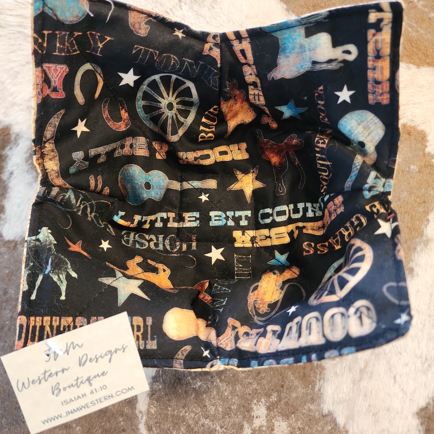 Quilted Bowl Coozies