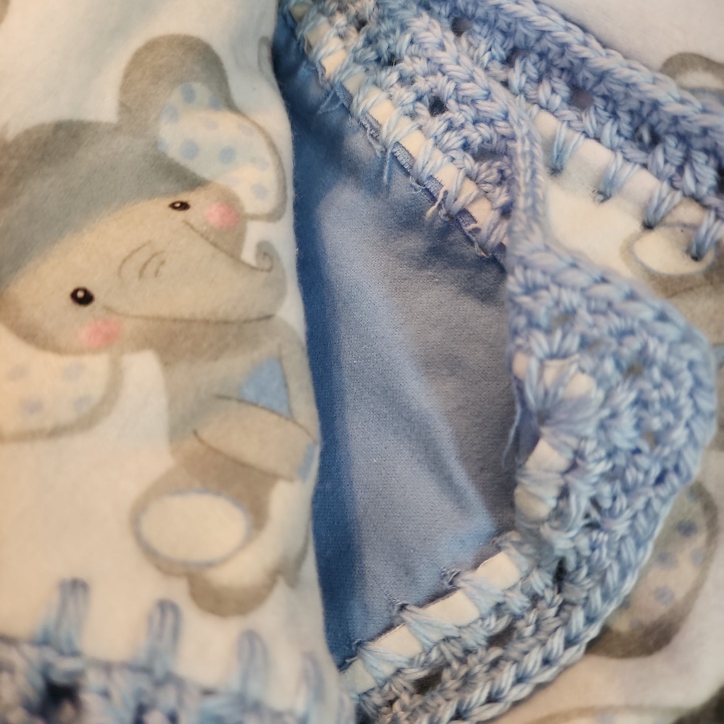 Elephant Baby 3pc Blanket Set
