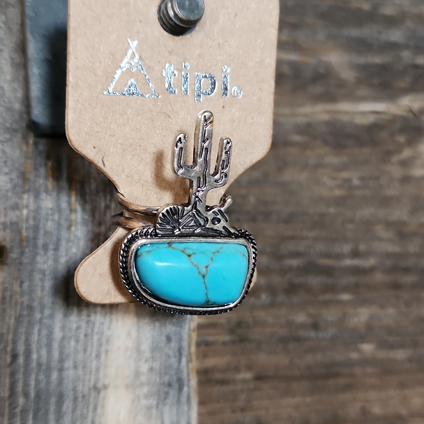 Western Scenery Cuff Ring