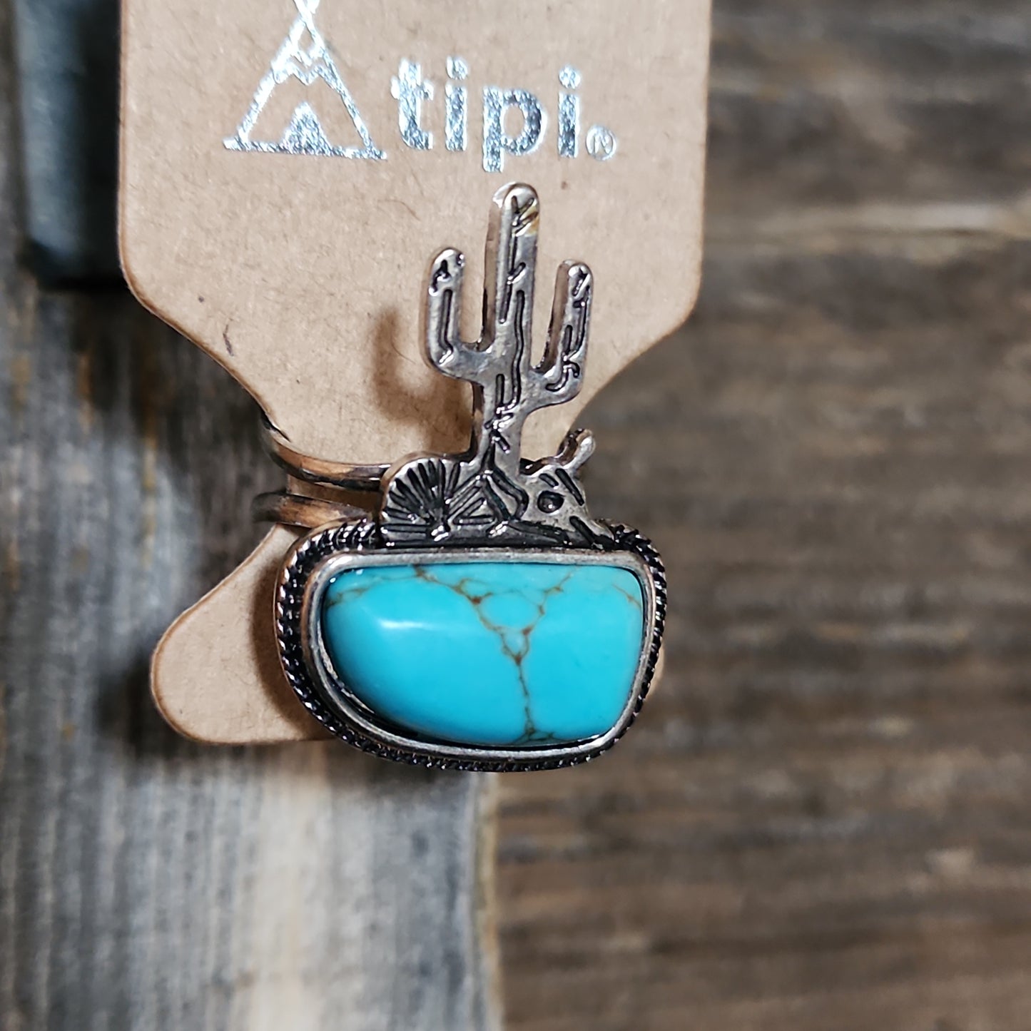 Western Scenery Cuff Ring