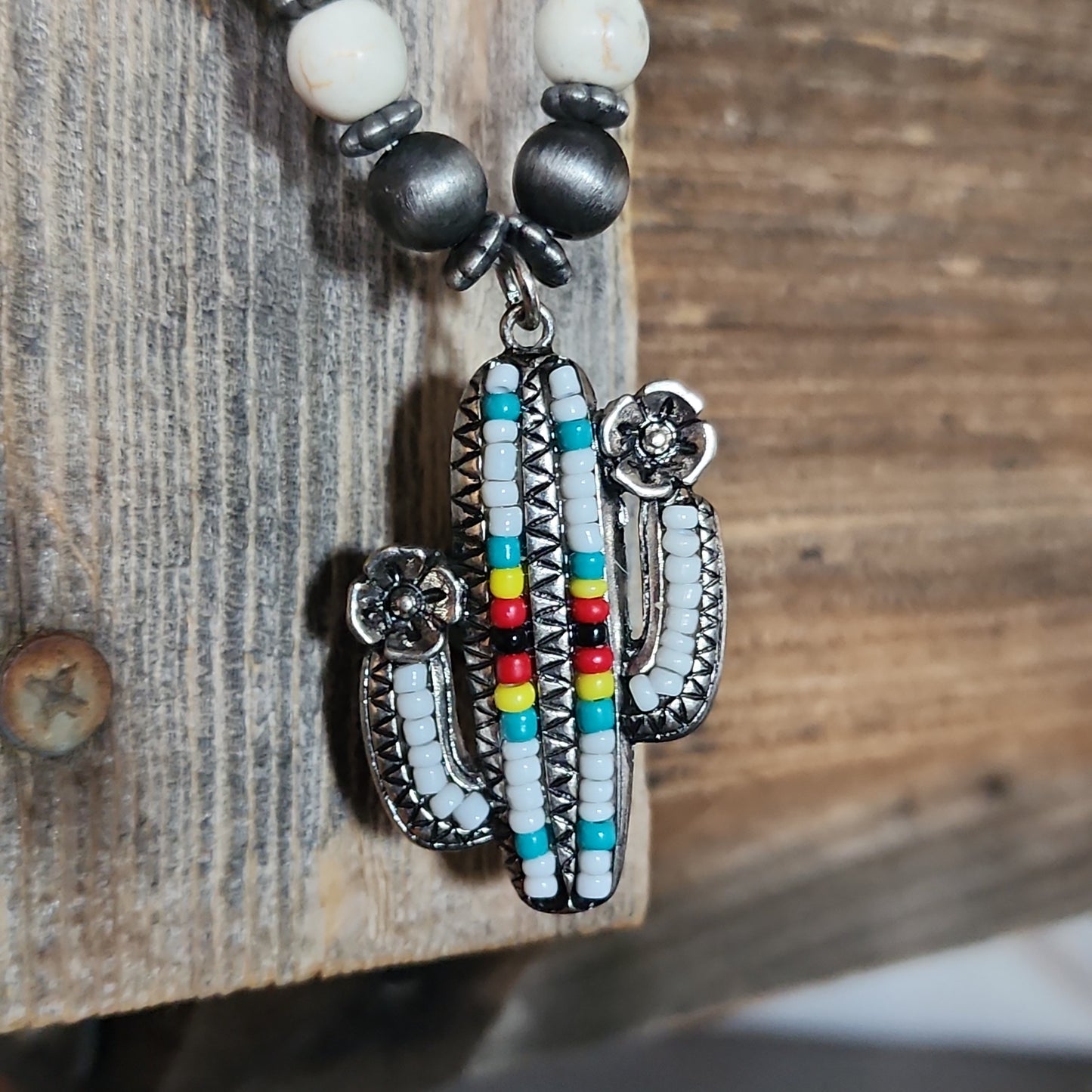 Stick-Me Multi Colored Seed Beaded Bracelet