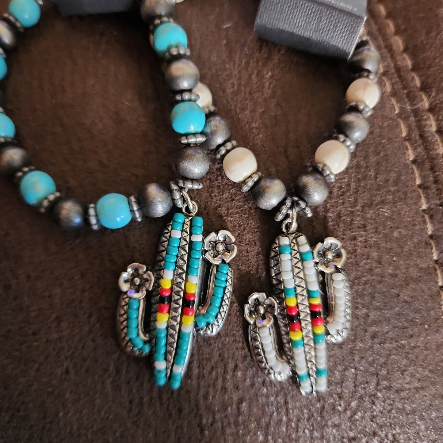 Stick-Me Multi Colored Seed Beaded Bracelet