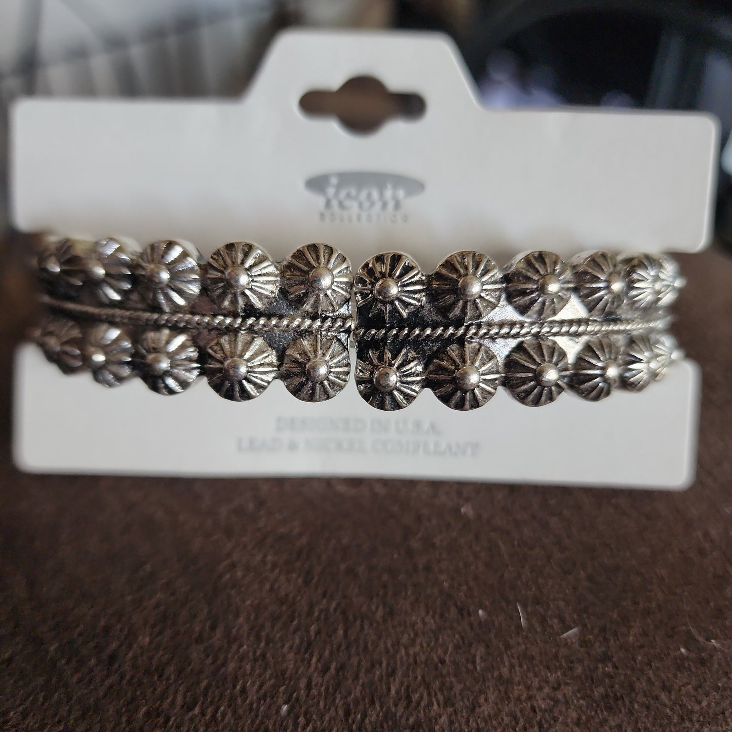 Silver Jubilee stretch bracelet