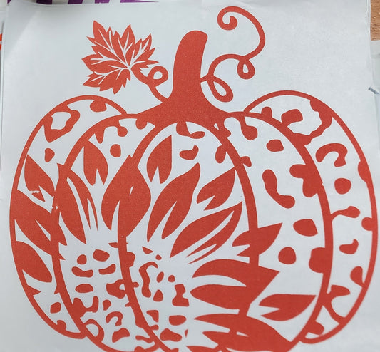 Metallic Orange Pumpkin