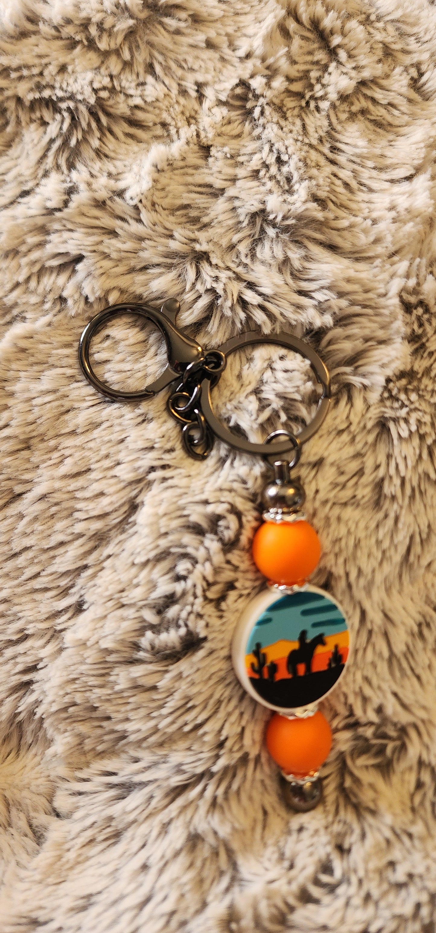 Custom Beaded Bar Keychains