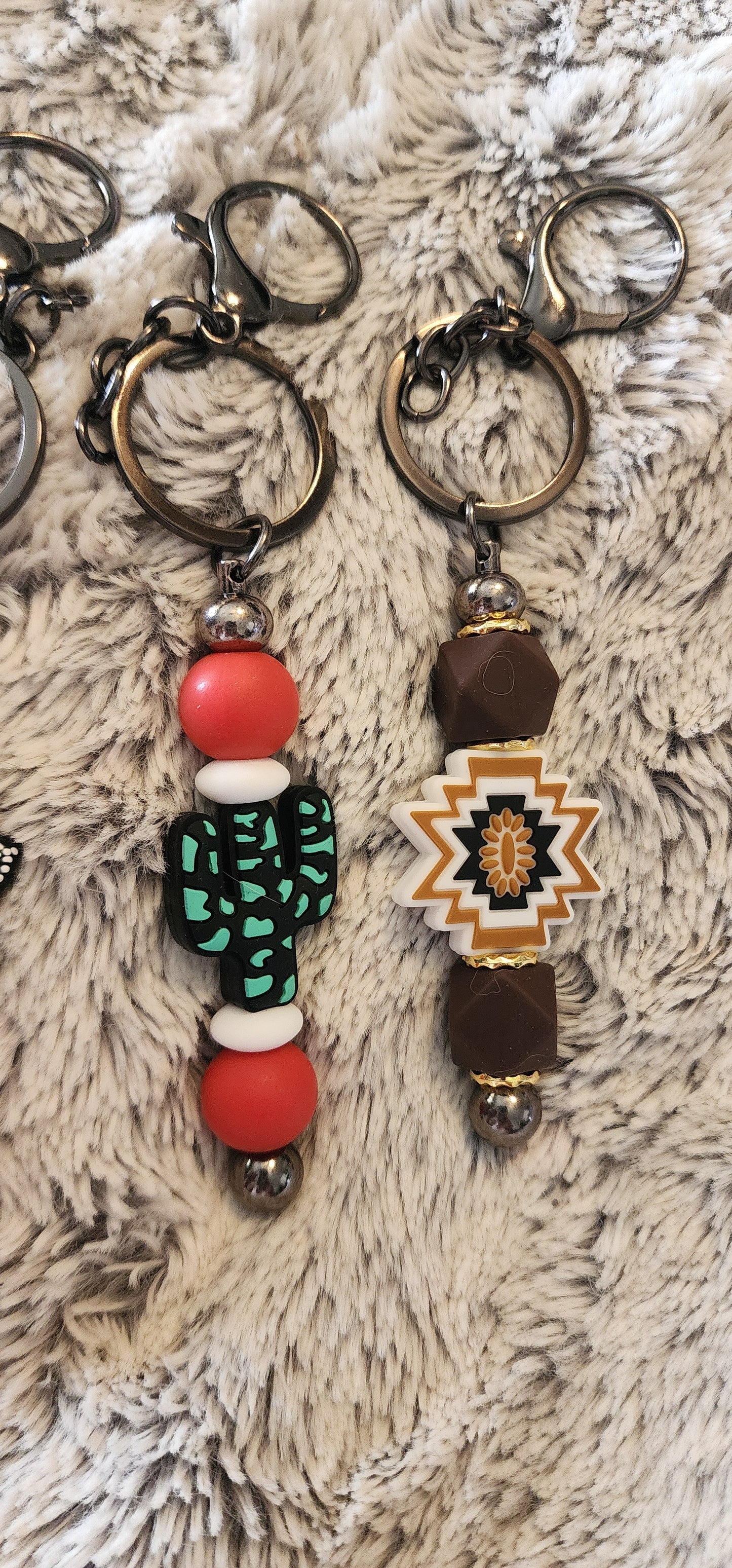 Custom Beaded Bar Keychains