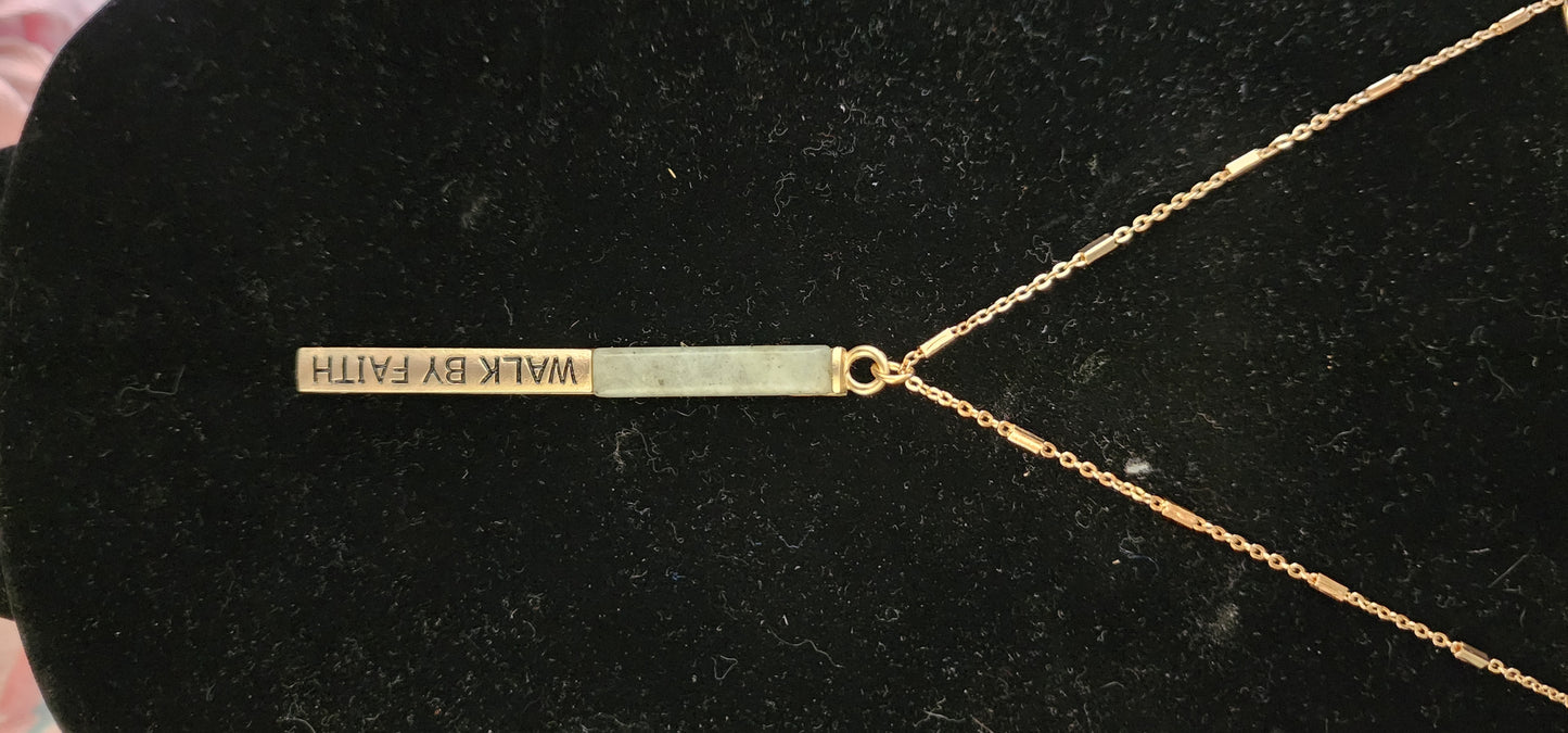 WALK BY FAITH NECKLACE