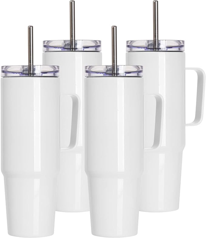 36OZ CUSTOMIZED TUMBLER WITH LID AND STRAW