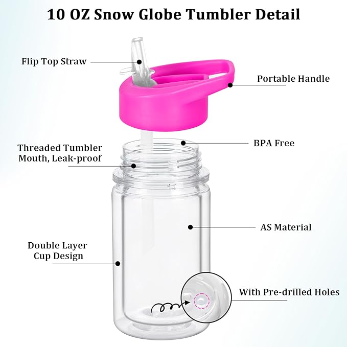 SNOW GLOBE TUMBLERS