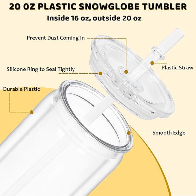 SNOW GLOBE TUMBLERS