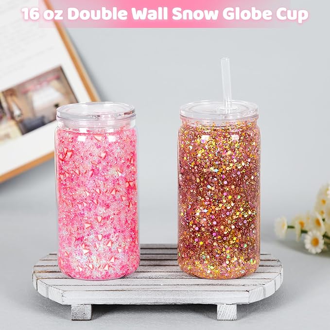 SNOW GLOBE TUMBLERS