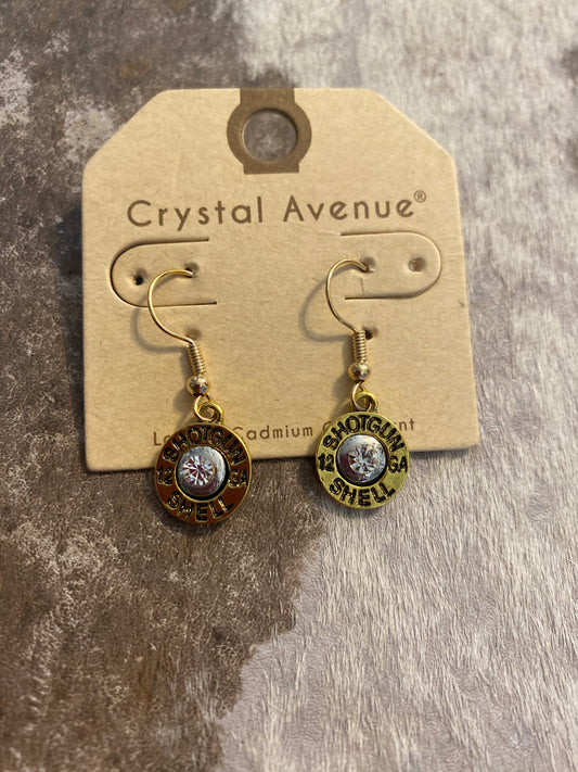 Shotgun Shell Dangle Earrings