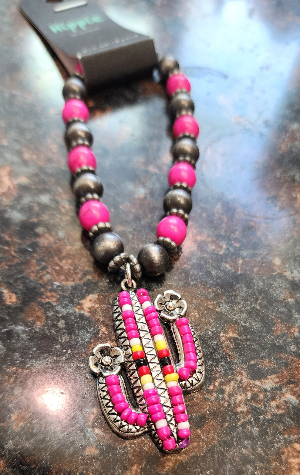 Stick-Me Multi Colored Seed Beaded Bracelet