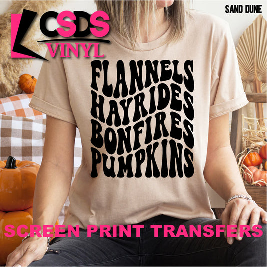 Flannels, Hayrides, Bonfires, Pumpkins