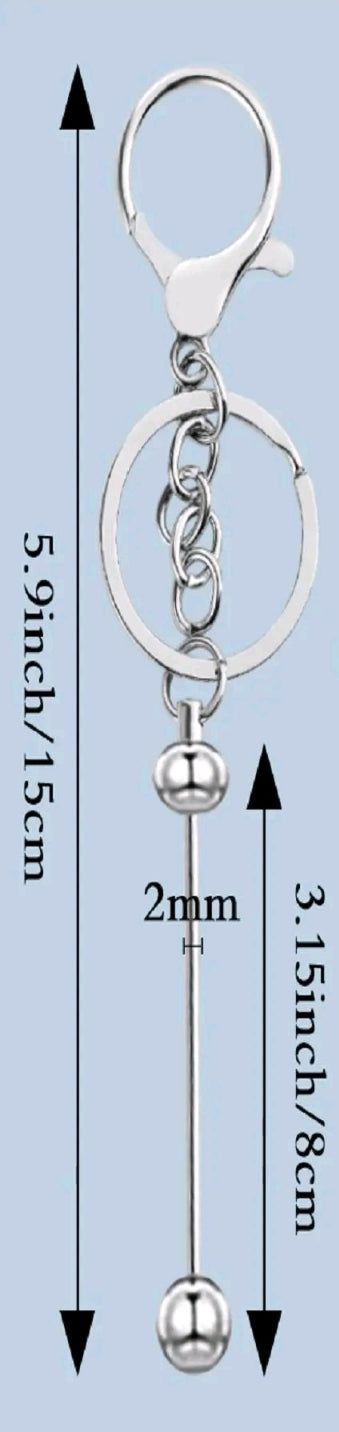 Custom Beaded Bar Keychains