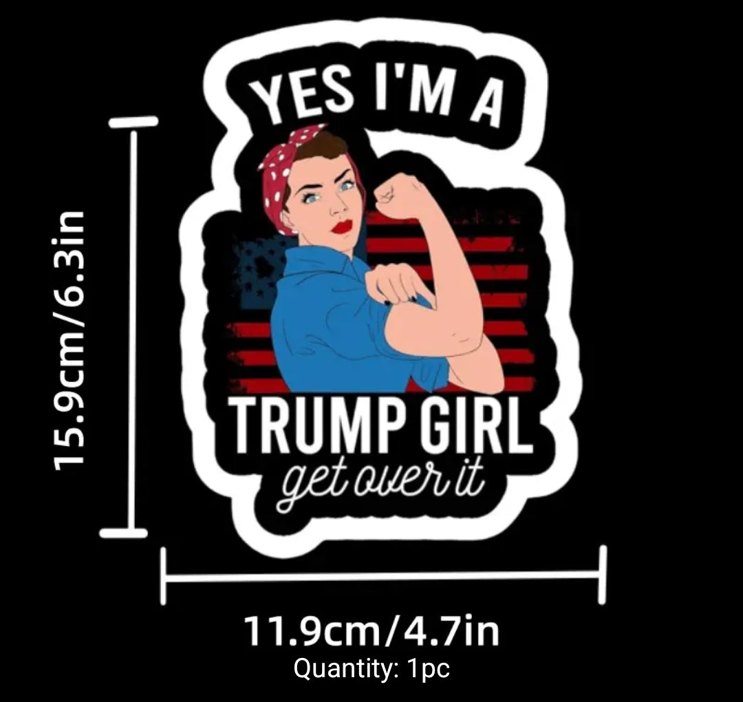 "TRUMP Girl - Get Over It"sticker