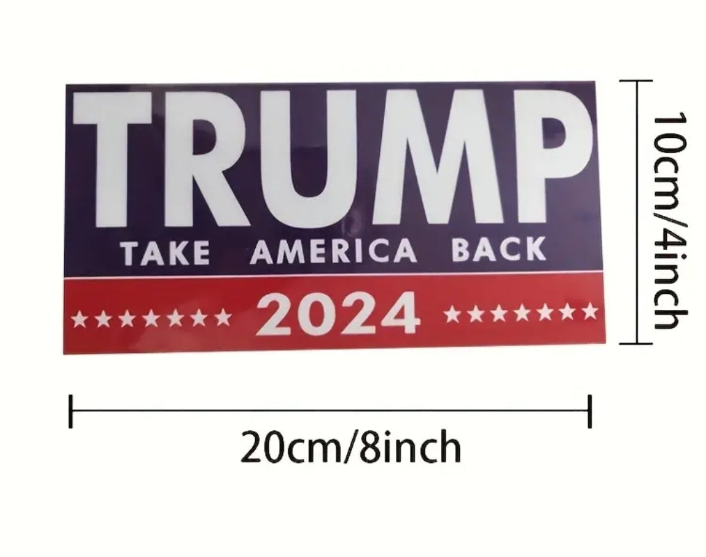 "Take America Back" bumper sticker