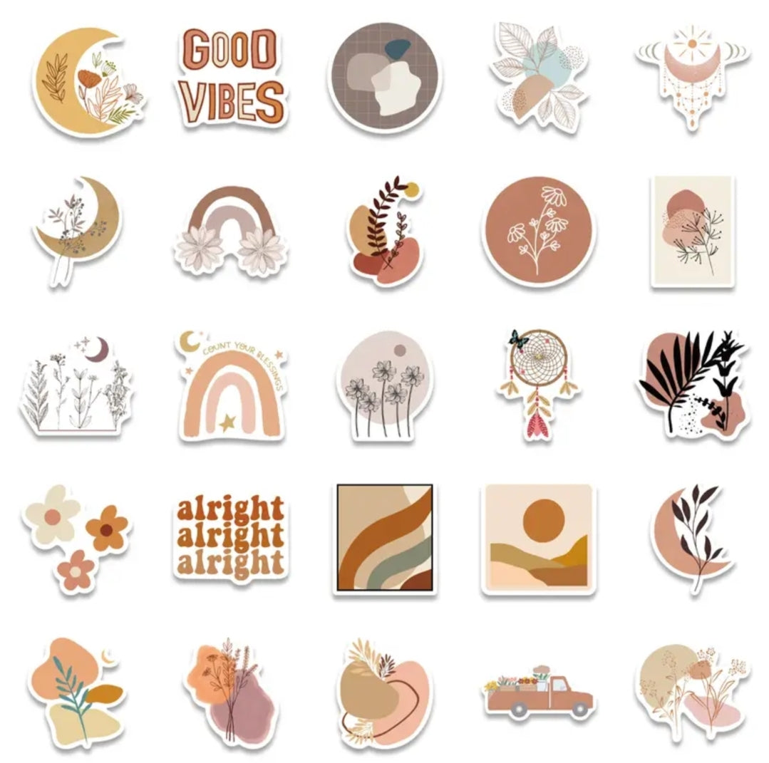 Boho Inspired Sticker Stash