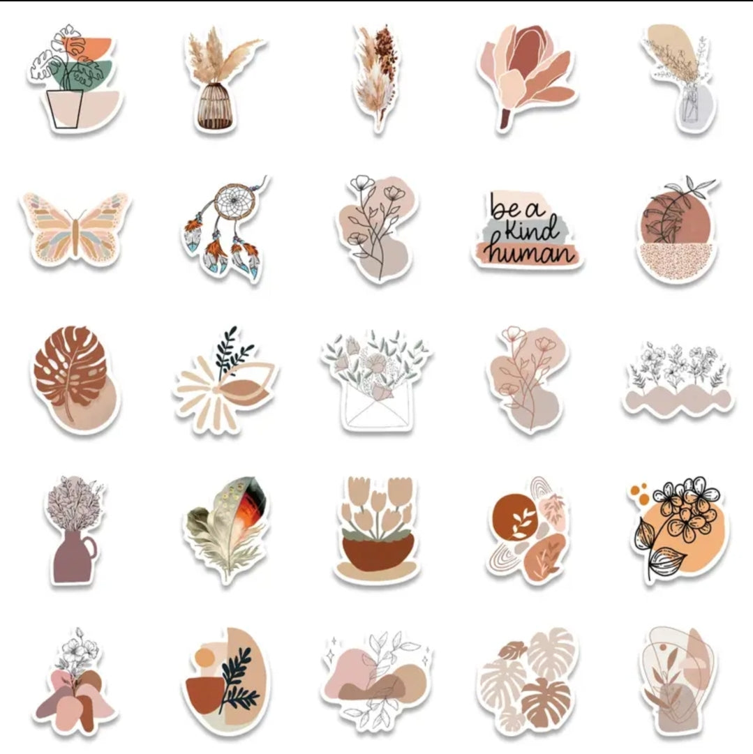 Boho Inspired Sticker Stash