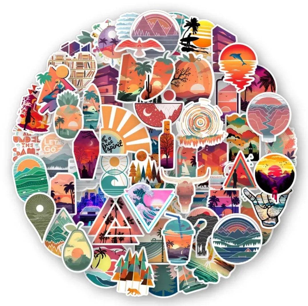 Take me outdoors sticker stash