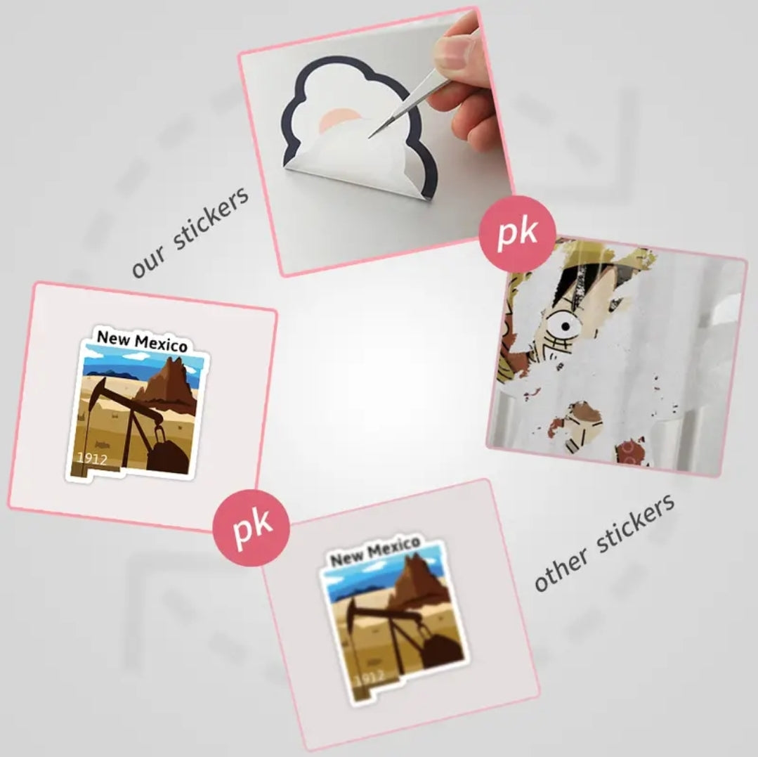 USA - State Stickers