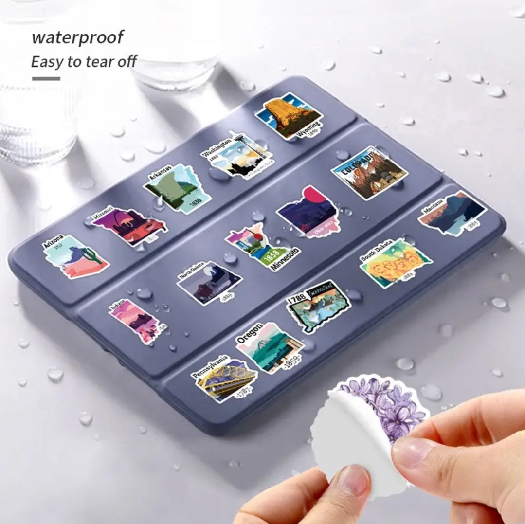 USA - State Stickers