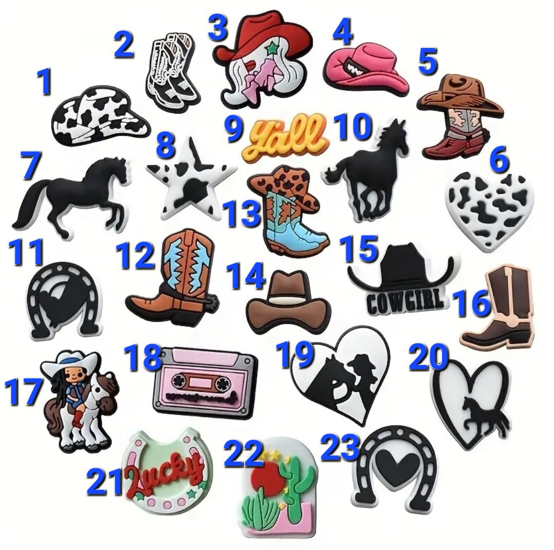 Let's Go Girls croc gems