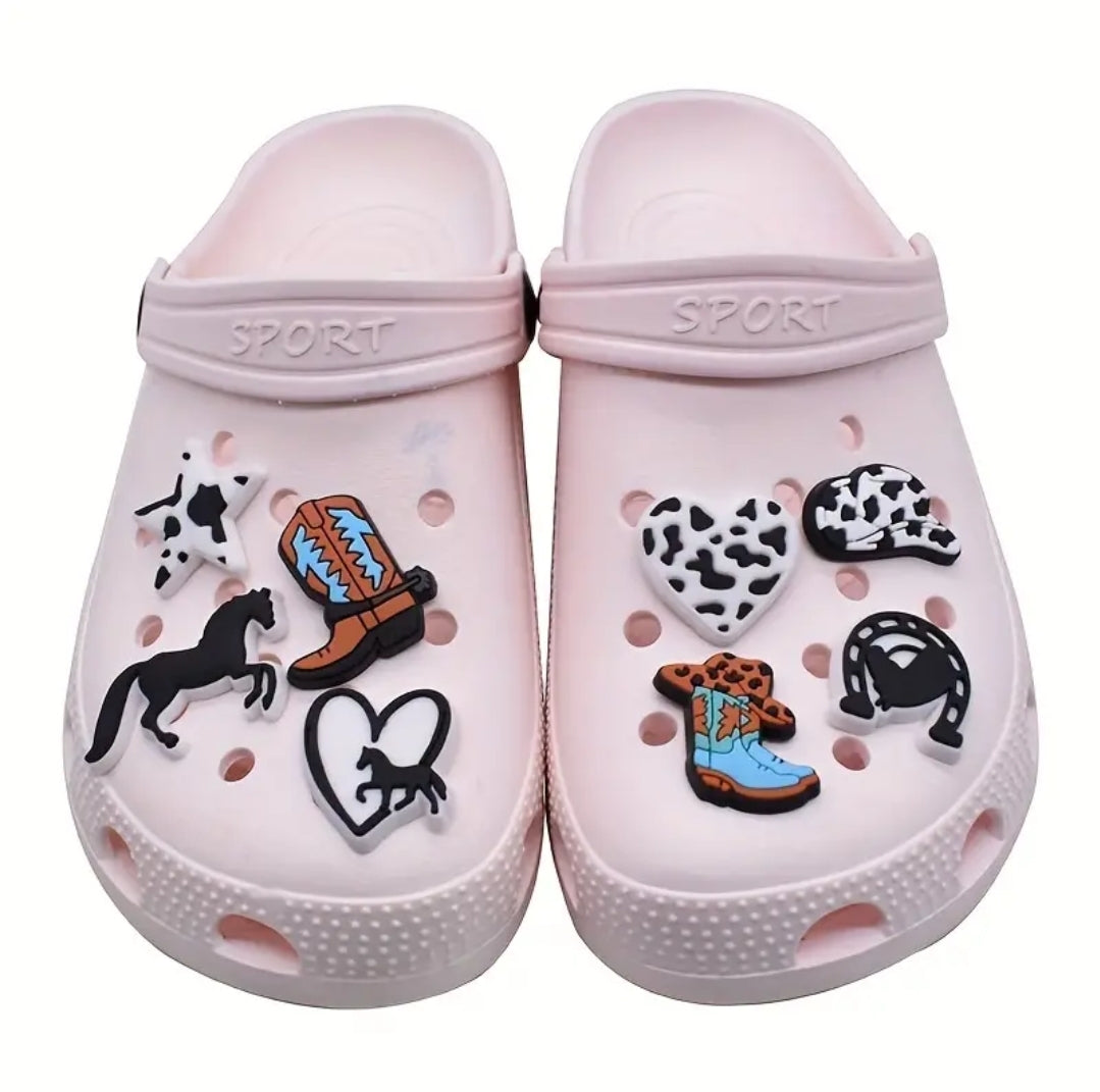 Let's Go Girls croc gems