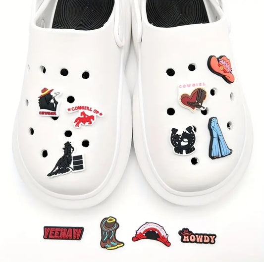 Cowgirl Up Croc Gems