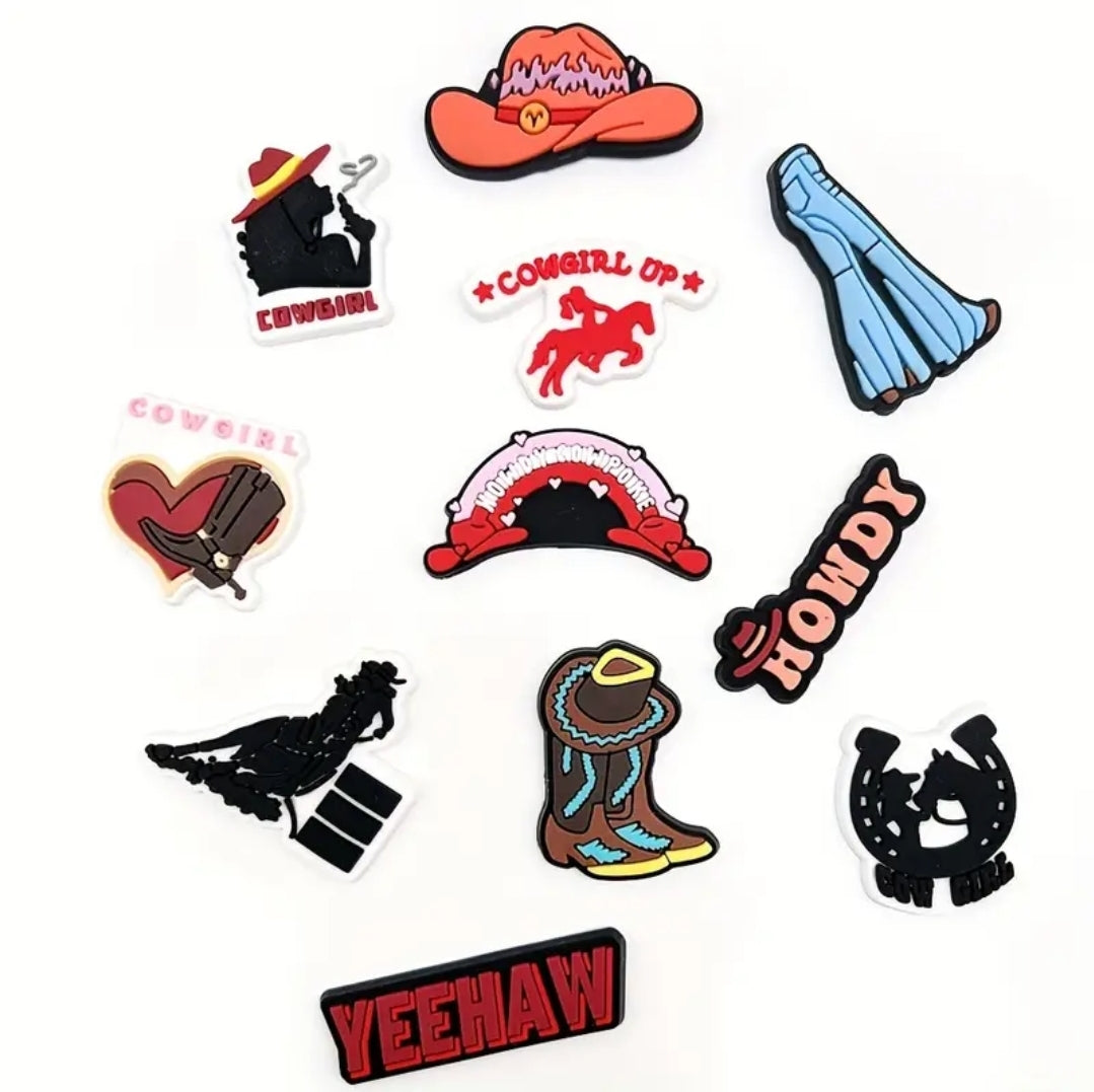 Cowgirl Up Croc Gems