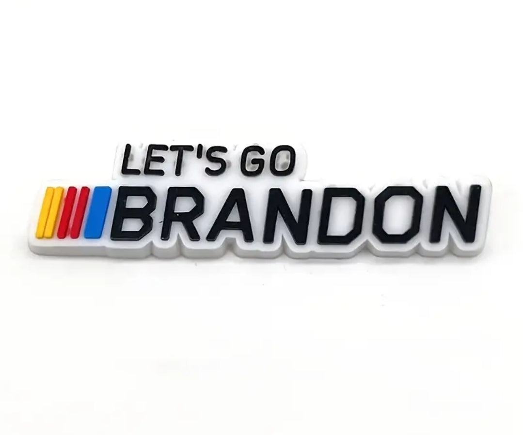 Lets Go Brandon Croc Gems