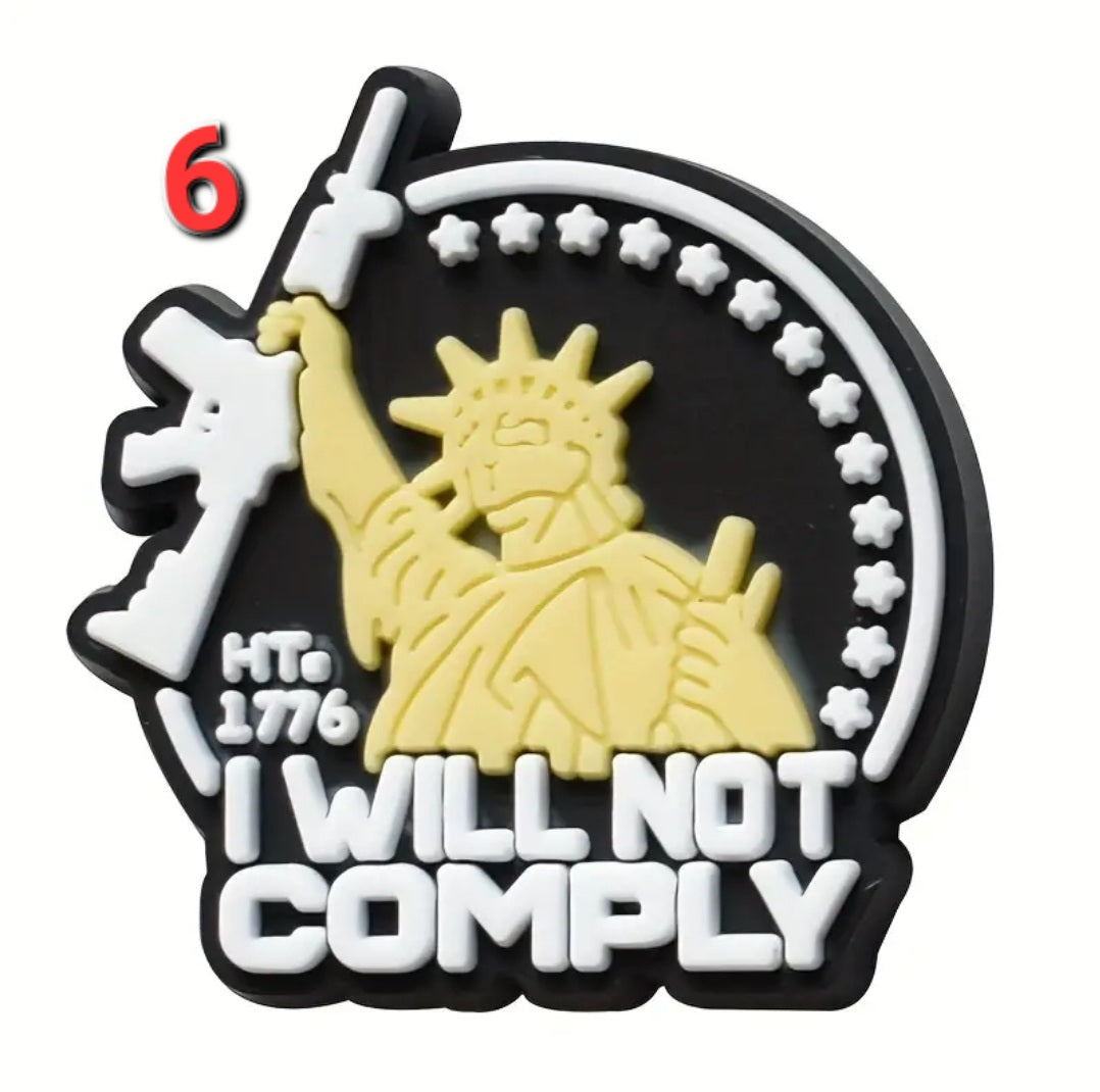 Top Gun Croc Shoe Gems