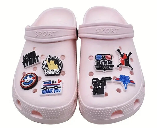 Top Gun Croc Shoe Gems