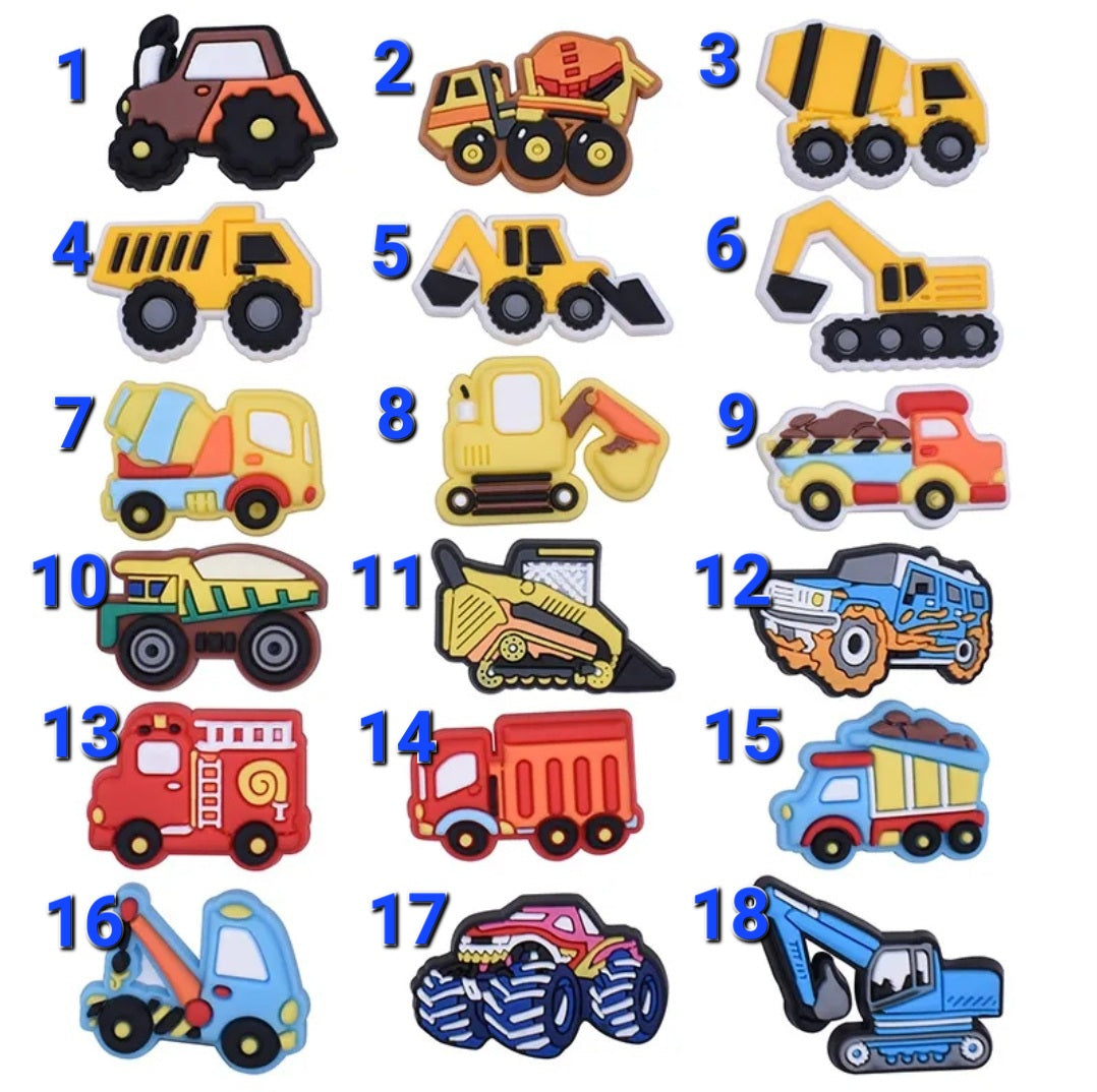 Big Trucks Croc Gems