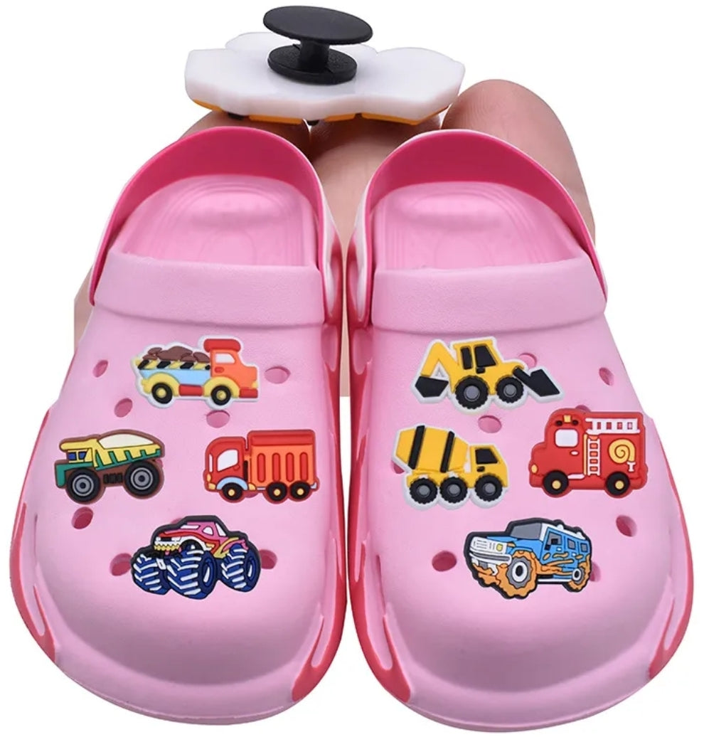 Big Trucks Croc Gems