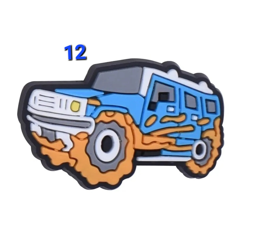 Big Trucks Croc Gems