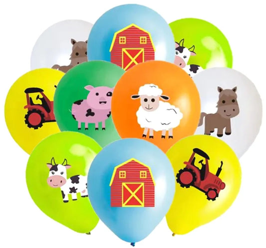 Ol McDonald 12" Ballons