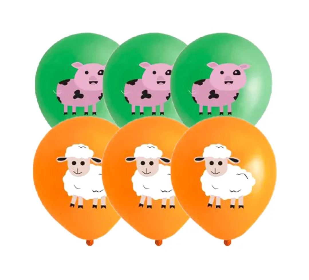 Ol McDonald 12" Ballons