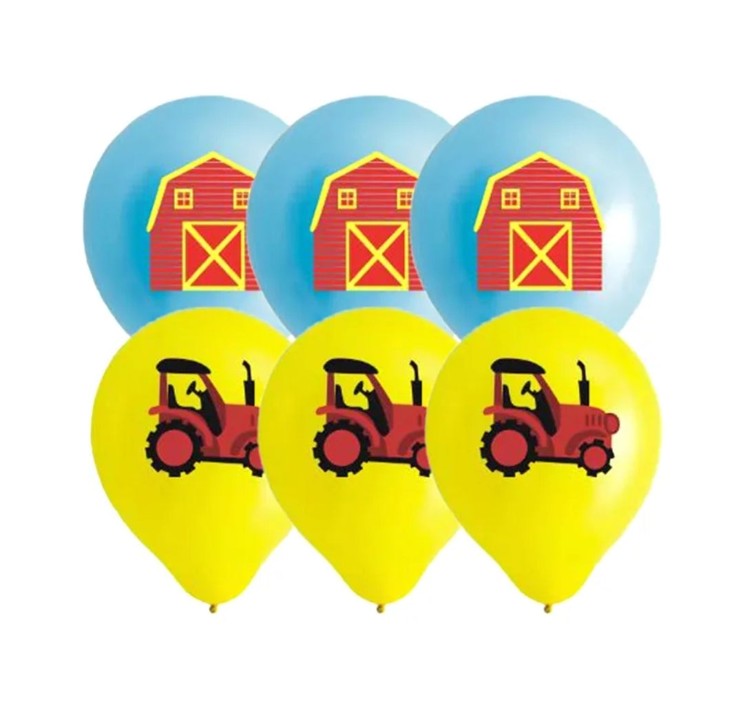 Ol McDonald 12" Ballons