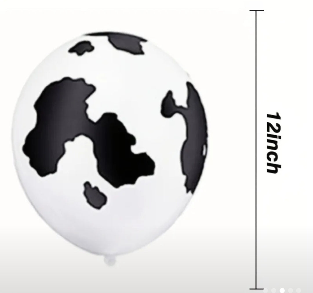 Cow 12" Latex Balloons