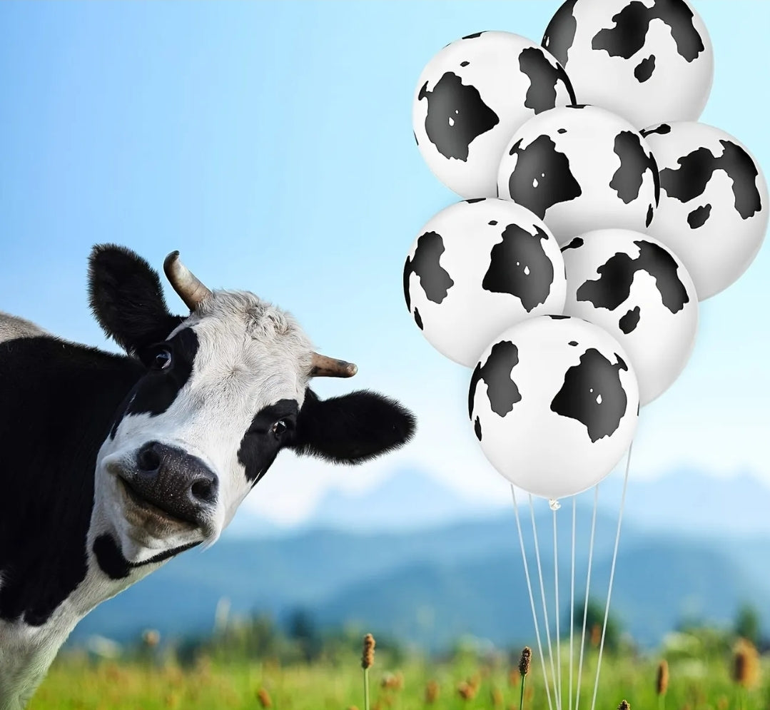 Cow 12" Latex Balloons