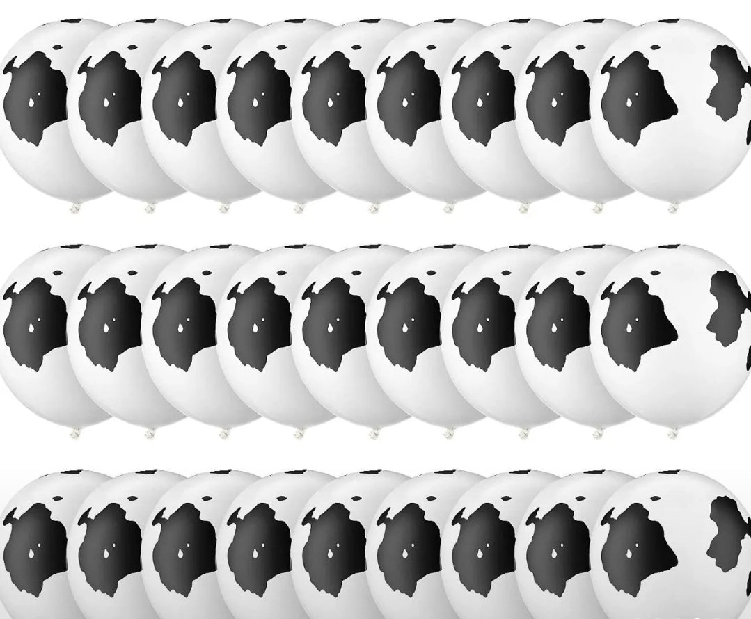 Cow 12" Latex Balloons