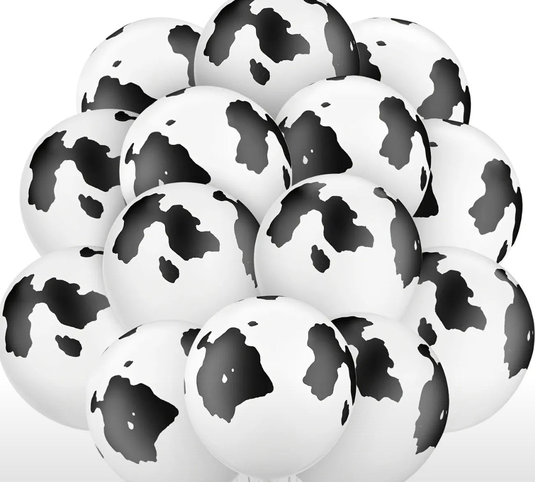 Cow 12" Latex Balloons