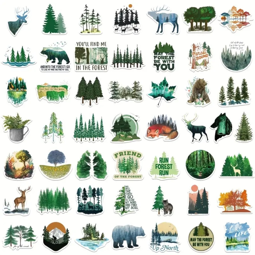 Into the Woods sticker stash