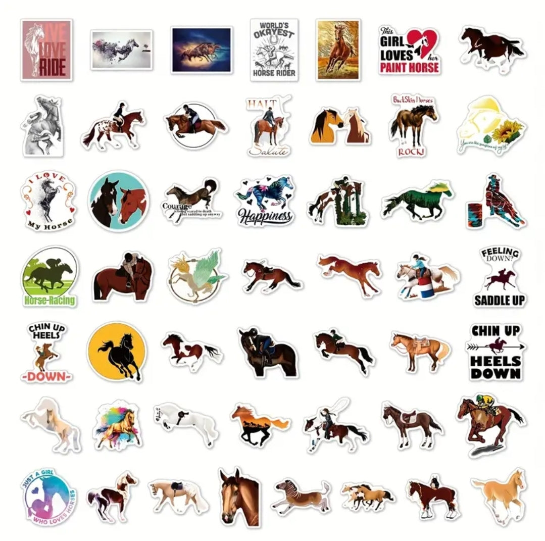 Give me Horses sticker stash